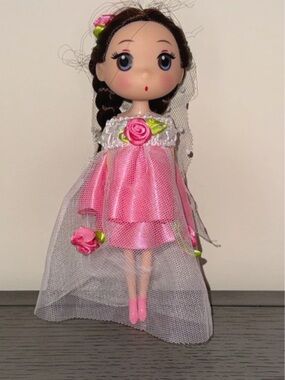 Ddung Doll - Jolie - Pink Flower Princess Doll - Kids Toy